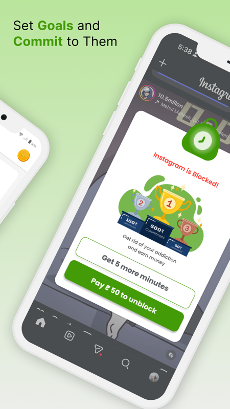 Money commitment feature